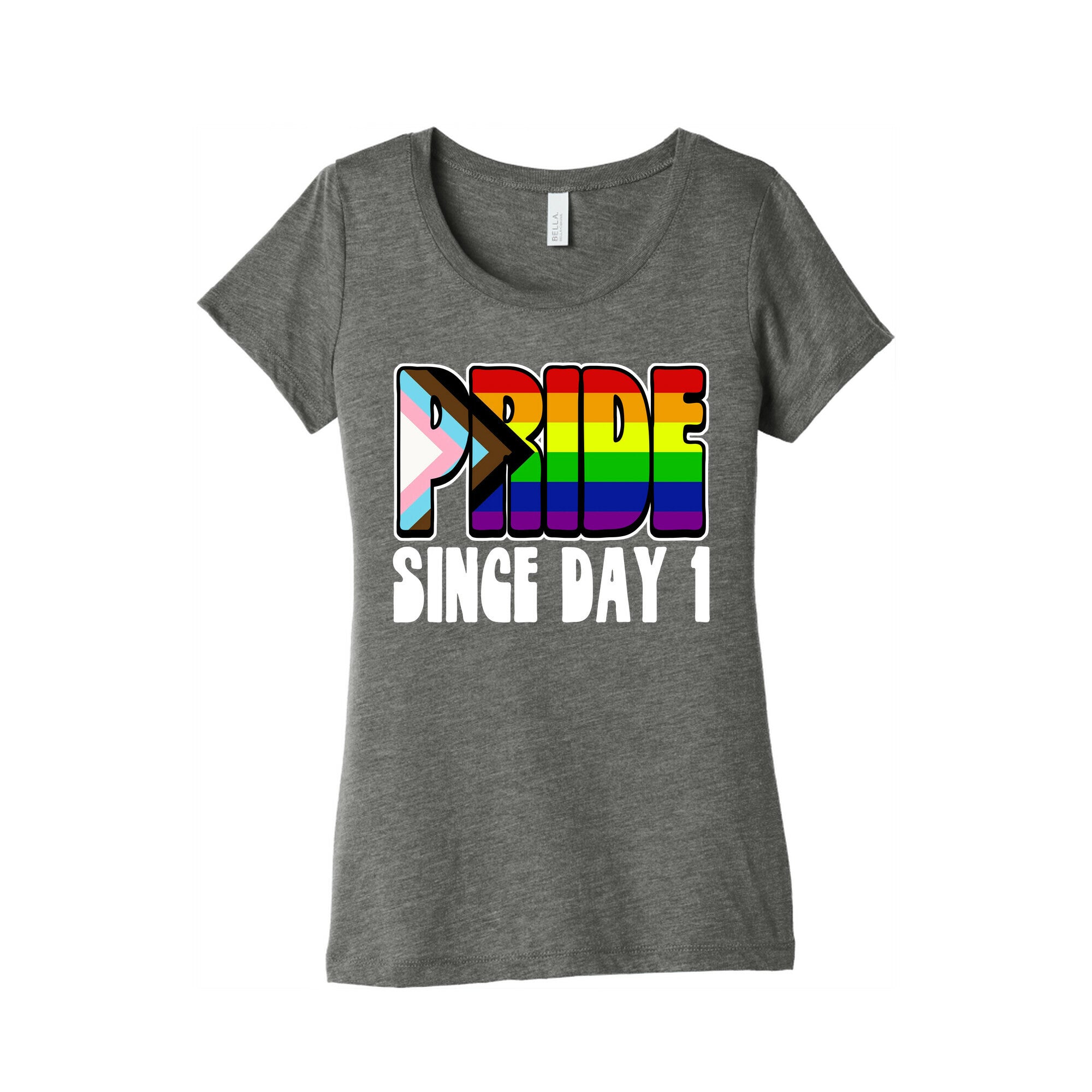 Pride Since Day 1 Womens Triblend Tee